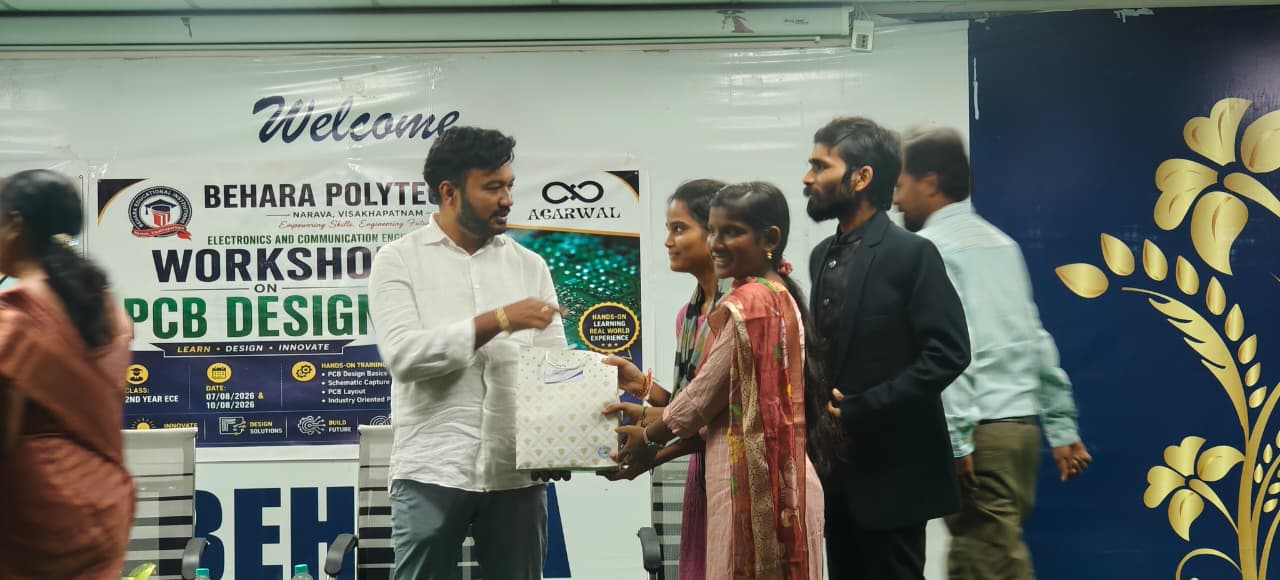 PCB Work shop by Agarwal pvt Limited for ECE Students 2nd year